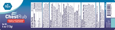 Principal Display &amp; Drug Fact Panel (Mpr 30221 Chestrub 05)